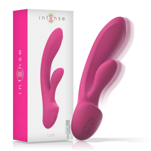 Vibrator INTENSE HIGH TECH Luigi Rabbit with Dual Motors Pink