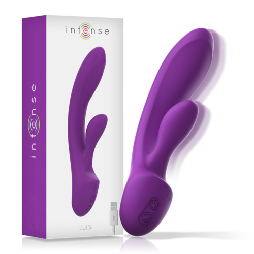 Vibrator INTENSE HIGH TECH Luigi Rabbit with Dual Motors Purple