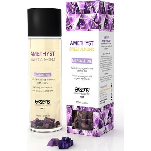 Exsens Relaxing Amethyst Sweet Almond Massage Oil