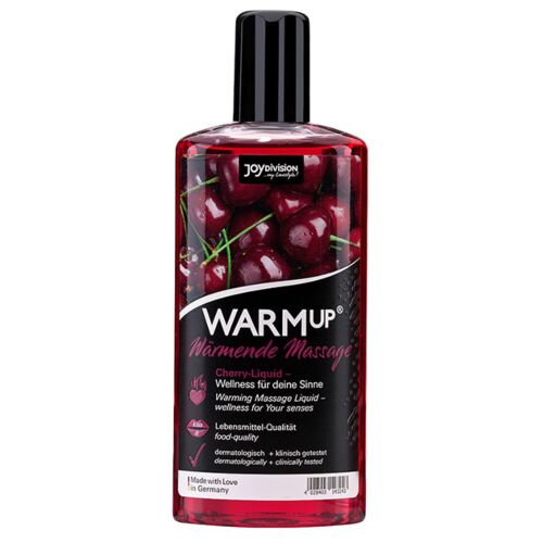 Massage Oil JOYDIVISION WARMUP Cherry with Warming Effect