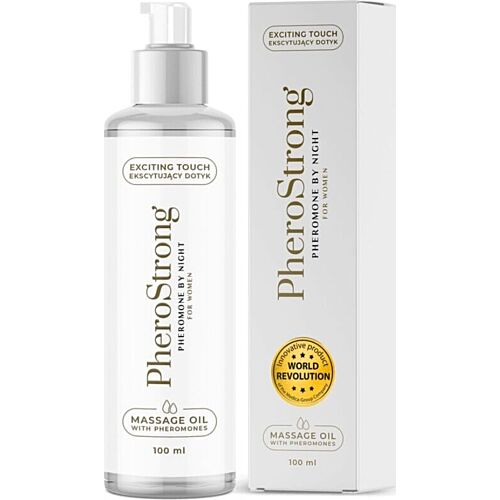 PheroStrong By Night Pheromone Massage Oil 100ml