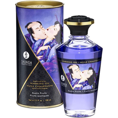 Shunga Heat-Effect Exotic Fruits Massage Oil 100ml