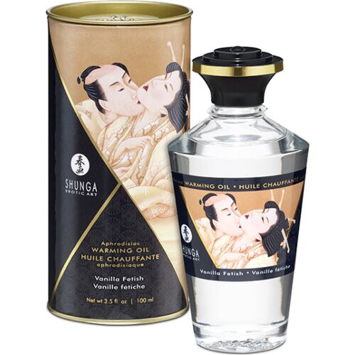 Shunga Oils Fetish Vanilla Warming Massage Oil