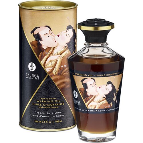 Shunga Oils Creamy Love Latte Warming Massage Oil