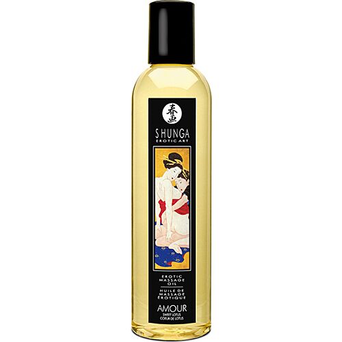 Massage Oil Shunga Sweet Lotus for Intimate Moments