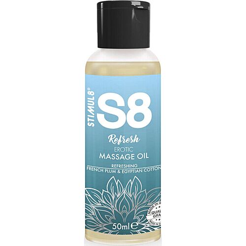 STIMUL8 S8 Refresh Erotic Massage Oil 50ml