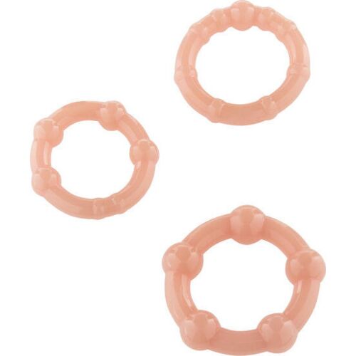 SEVEN CREATIONS Stay Hard Three Silicone Rings