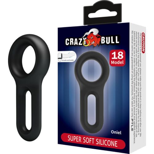 Ring Crazy Bull Model 18 for Enhanced Male Intimacy