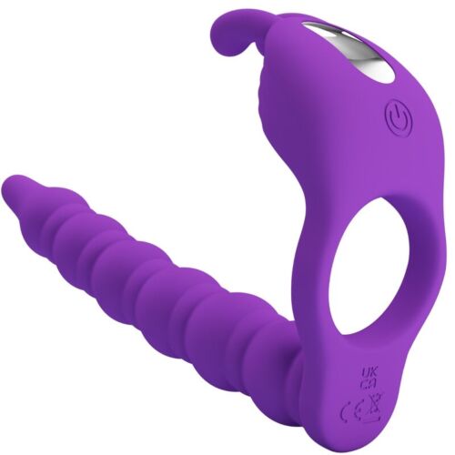 Pretty Love Blackney Penis Ring with Vibrator Plug