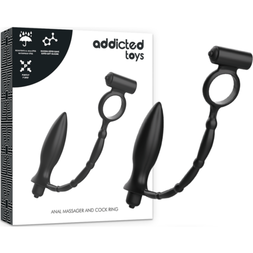 Anal Plug Addicted Toys with Vibratory Ring for Intense Pleasure