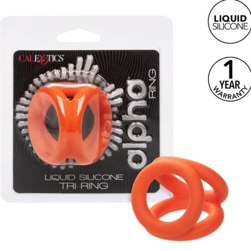 Cock Ring CalExotics Alpha Triple with Three-Ring Design