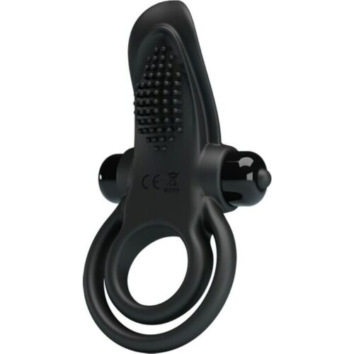 Vibrating Ring Pretty Love BI-210203 with Clitoral Stimulator