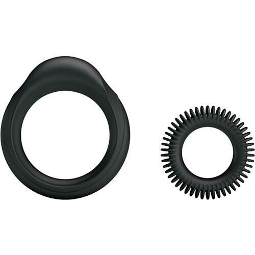 Baile For Him Manhood Silicone Ring Set for Pleasure