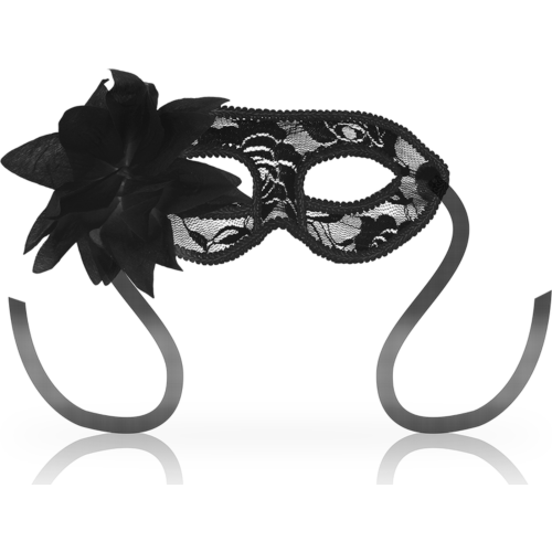 Venetian Mask OHMAMA with Lace and Flower Design