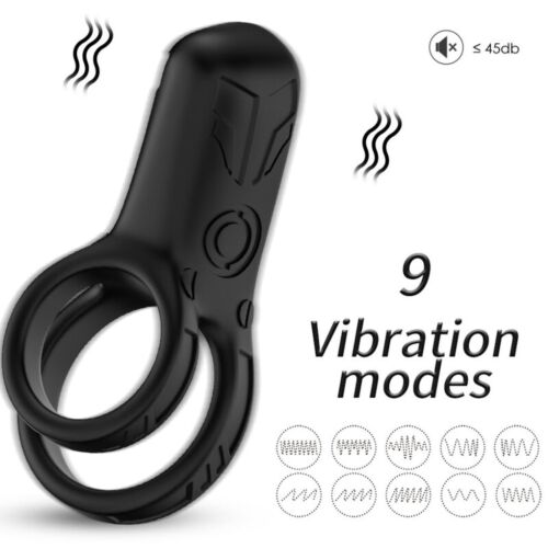 Ring ARMONY FOR HIM Double Ring Vibrator with 9 Modes