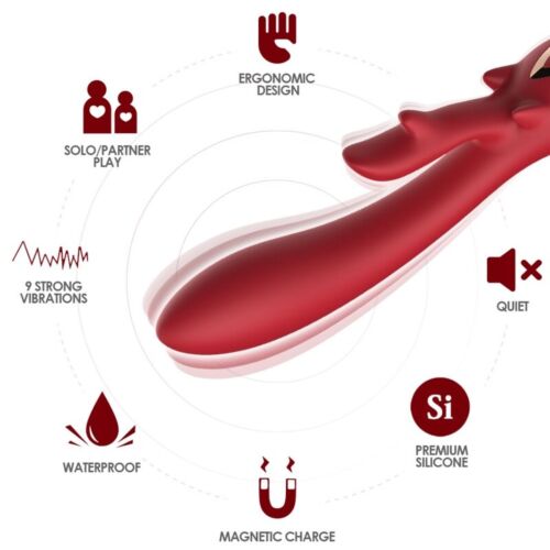 Rabbit Vibrator ARMONY - Curved design for dual stimulation