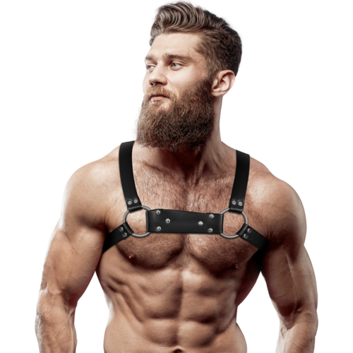 Men's Chest Harness FETISH SUBMISSIVE ATTITUDE M/L Adjustable