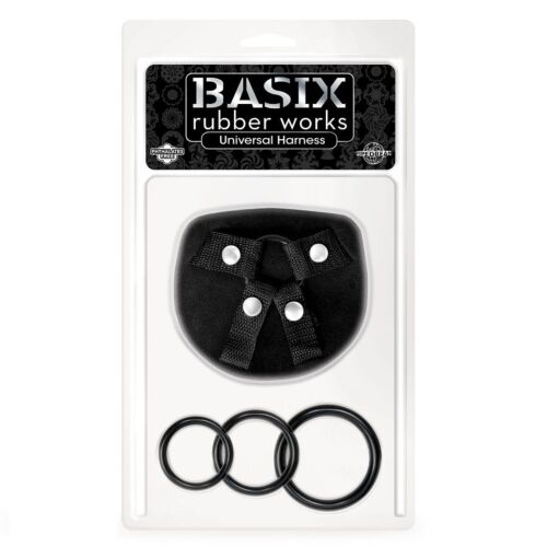 Universal Harness BASIX with 3 Rings for Dildos
