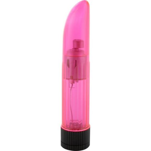 Classic Vibrator Seven Creations Crystal Clear with Adjustable Speed