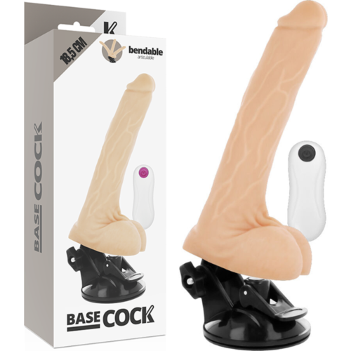 Realistic Vibrator BASECOCK with Remote Control