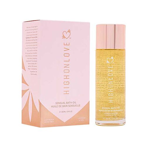 Bath Oil High On Love Lavander Honeybee for Sensual Massages
