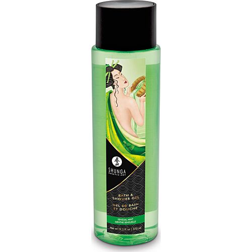 Shunga Bath Gel Sensual Mint 370ml for Sensitive Skin