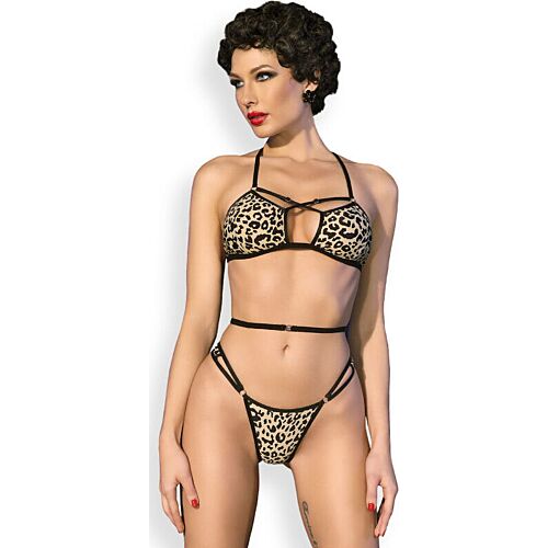 Bikini CHILIROSE CR 4497 Leopard Print - Adjustable Design