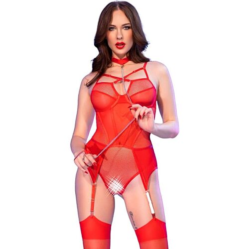 Crotchless Bodysuit CHILIROSE CR 4879 with Sculpting Design