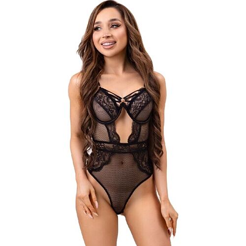 LIVCO CORSETTI PAULA Bodysuit with Lace Decor