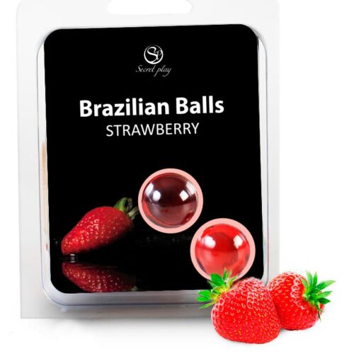 2 Brazilian Balls Secretplay with Strawberry Flavour