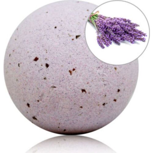 Taloka Lavender Bath Bomb with Rose Petals for Relaxation