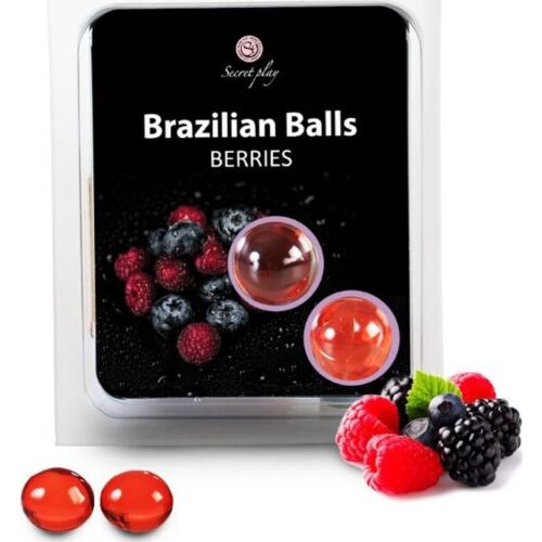 Brazilian Balls Secretplay with Berry Flavour Lubricant