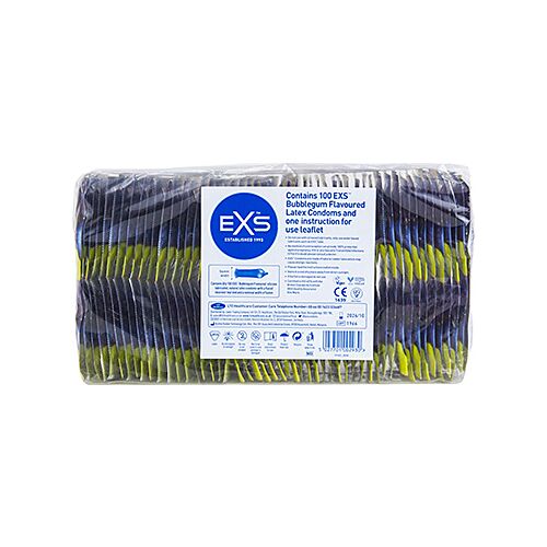 Condoms Exs Bubblegum 100s with Sweet Flavour