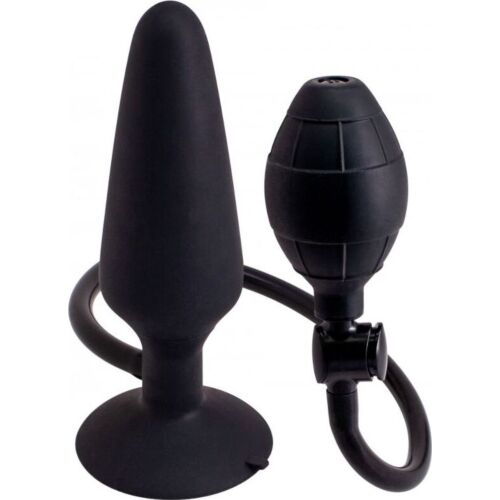 Inflatable Anal Plug Seven Creations Size L with Hand Pump