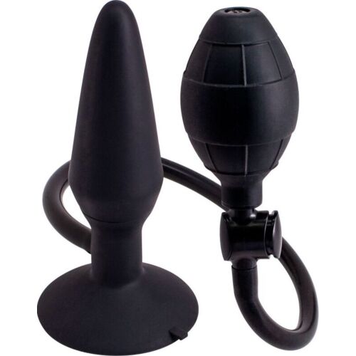 Anal Plug Seven Creations Size M with Hand Inflator