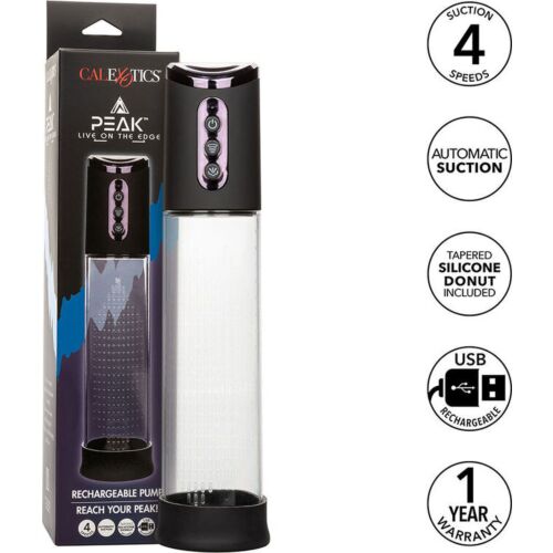 Suction Pump CALEXOTICS Peak Rechargeable with 4 Speeds