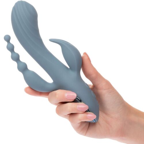 Rabbit Vibrator CALEXOTICS Triple Ecstasy with Triple Action