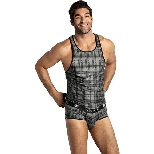 Men's Sleeveless Top ANAIS Balance with Checked Print