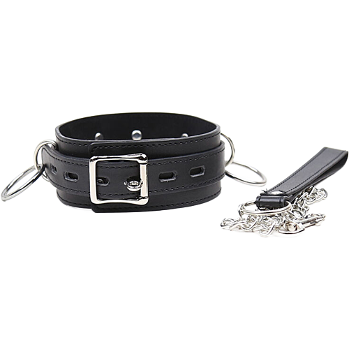 Bondage Collar Ohmama Fetish with 3 Rings