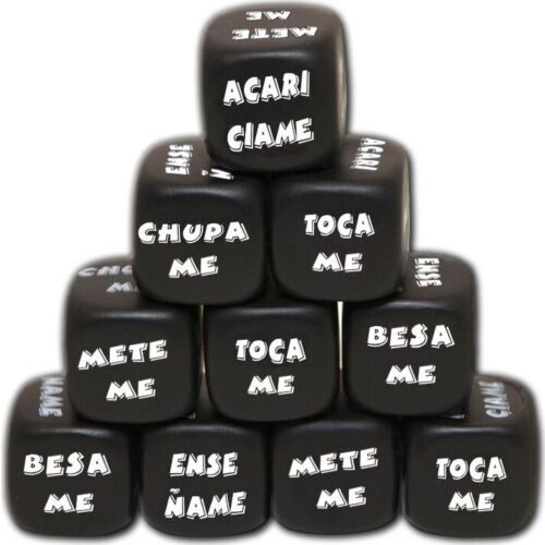 Diablo Picante Action Dice with Spanish Actions
