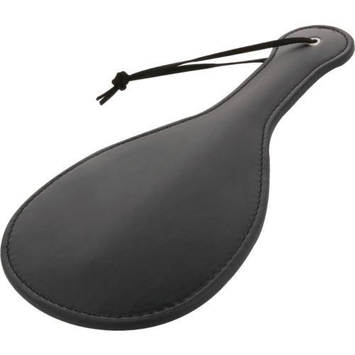 BDSM Paddle Darkness - Rounded Black Fetish Paddle