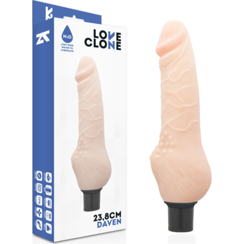 Realistic Vibrator LOVECLONE Daven with Self Lubrication Feature