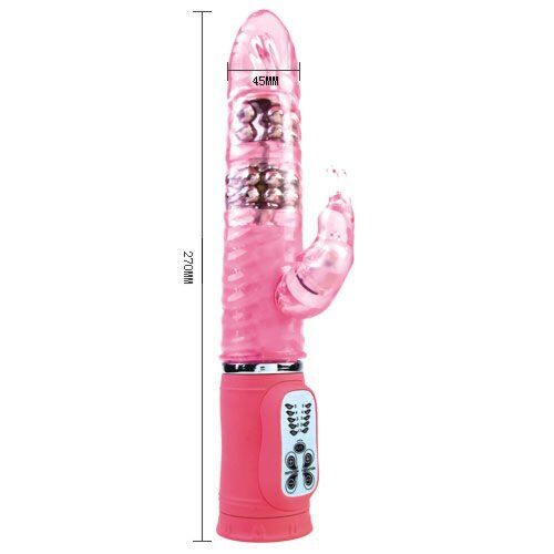 Vibrator BAILE CUTE PASSION BUNNY RAMPANTE with Double Metal Balls