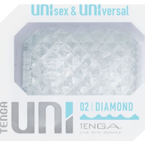Tenga UNI Diamond Massage Toy for Intense Stimulation