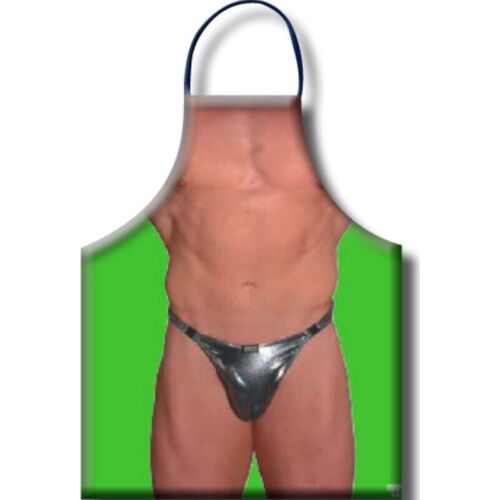 Diablo Picante Sexy Men's Apron with Fun Illustrations