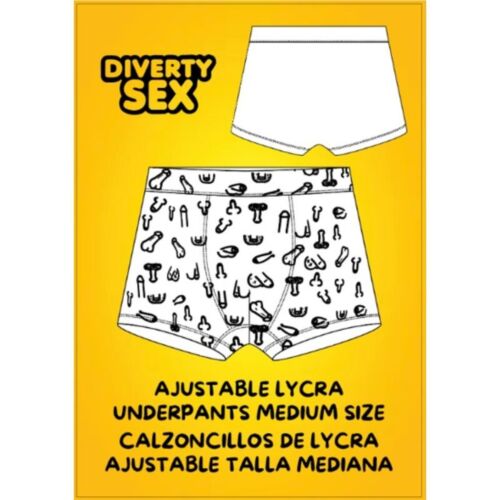 Boxers Diablo Picante Medium Size with Fun Penis Design