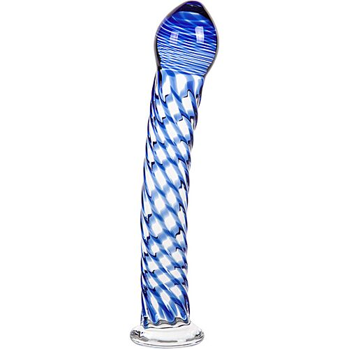 Glass dildo S Pleasures Crystal AQUARIUS