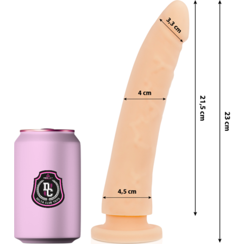 Realistic Dildo DELTACLUB 23cm with Medical Silicone