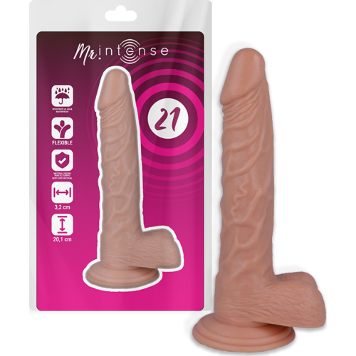 Realistic Dildo MR. INTENSE 21 cm for Authentic Sensation