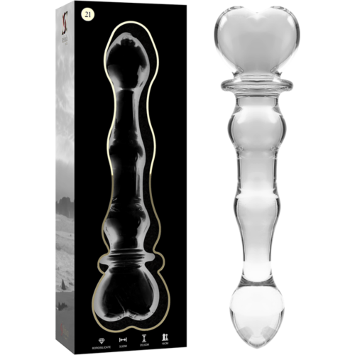Dildo NEBULA SERIES BY IBIZA Model 21 - 20.5 cm Borosilicate Glass